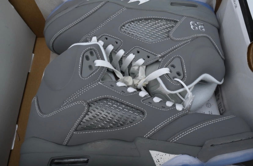 1:1 JORDAN 5 RETRO WOLF GREY