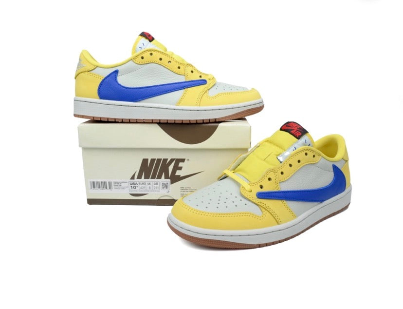 Air Jordan 1 Low Travis Scott canary yellow